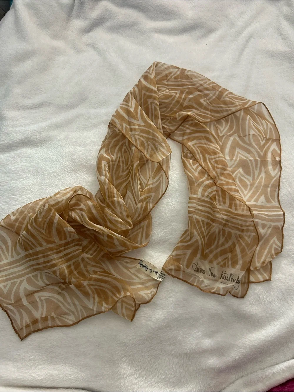 Vintage Diane Von Furstenberg silk scarf